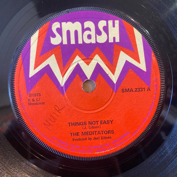 THE MEDITATORS / BONGO HERMAN & BINGY BUNNY [Things Not Easy / Ration]