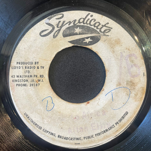 LLOYD & JOY / ALTON ELLIS [Born To Loose / Back To Africa ]