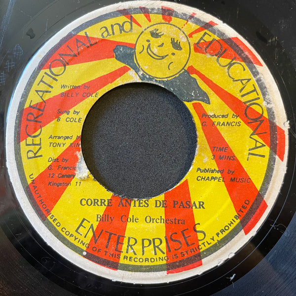 BILLY COLE / BILLY COLE ORCHESTRA [Woman / Corre Antes De Paser]