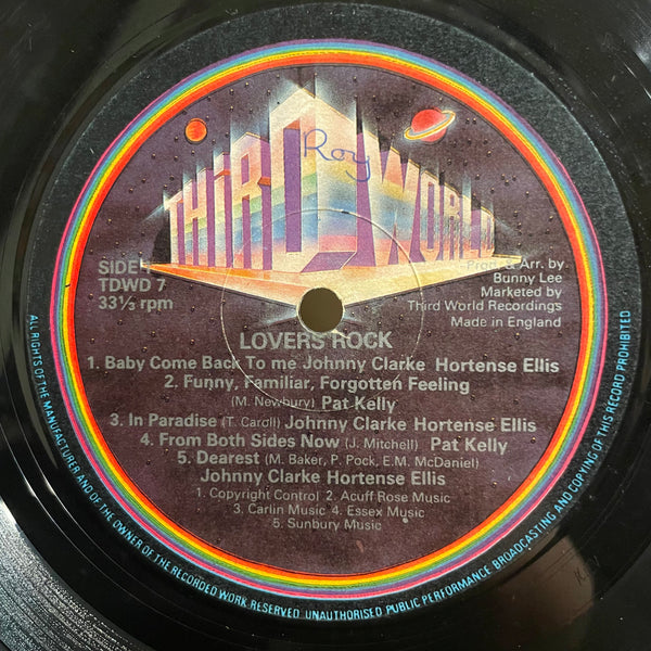 V.A.(JOHNNY CLARKE, PAT KELLY, HORTENSE ELLIS) [Lovers Rock]