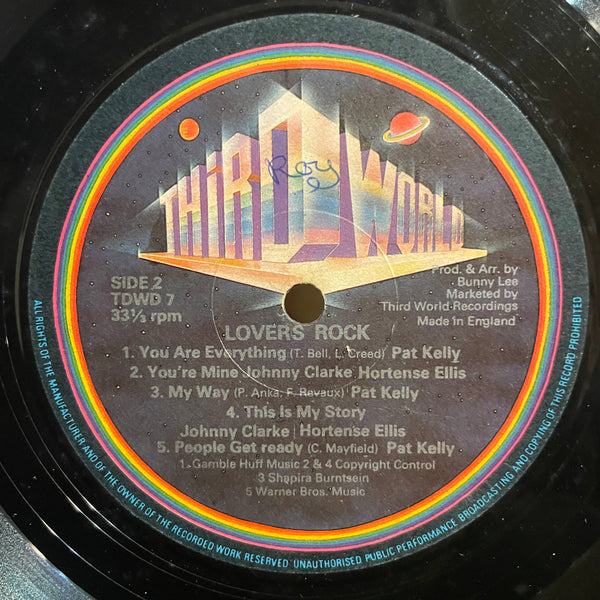 V.A.(JOHNNY CLARKE, PAT KELLY, HORTENSE ELLIS) [Lovers Rock]