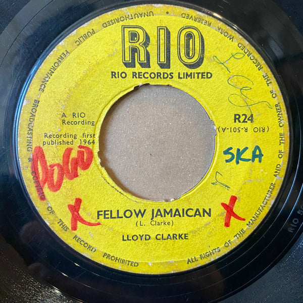 PATRICK & GEORGE / LLOYD CLARKE  [My Love / Fellow Jamaican ]