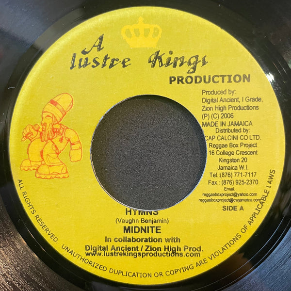MIDNITE / PRINCESS MENEN  [Hymns / Time So Perilous]