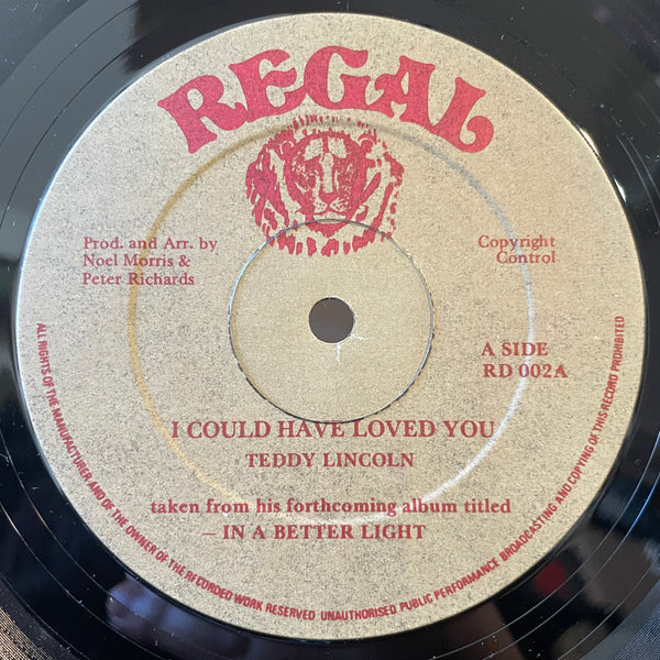 TEDDY LINCOLN [I Could Have Loved You]