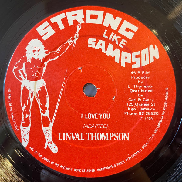 LINVAL THOMPSON / TREVOR RANKING [I Love You / Really Love You]