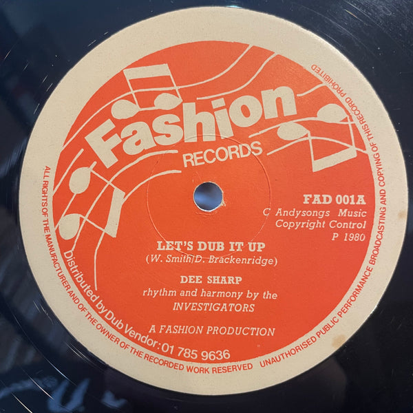 DEE SHARP [Let's Dub It Up / Let's Rub It Up (Version Horns)]