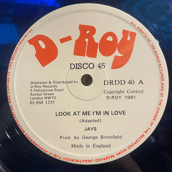 JAYS [Look At Me I'm In Love / Last Train]