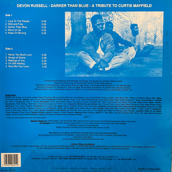 DEVON RUSSELL [Darker Than Blue]