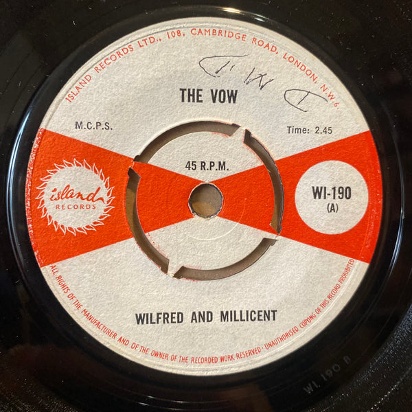 JACKIE EDWARDS [I'll Never Believe In You  / The Vow]