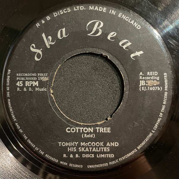JOE WHITE & CHACK BARRY / TOMMY MCCOOK & THE SKATALITES [Punch You Down / Cotton Tree]