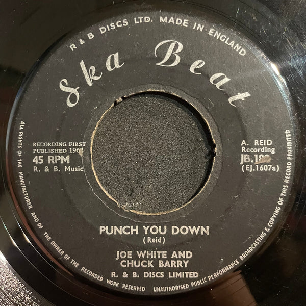 JOE WHITE & CHACK BARRY / TOMMY MCCOOK & THE SKATALITES [Punch You Down / Cotton Tree]