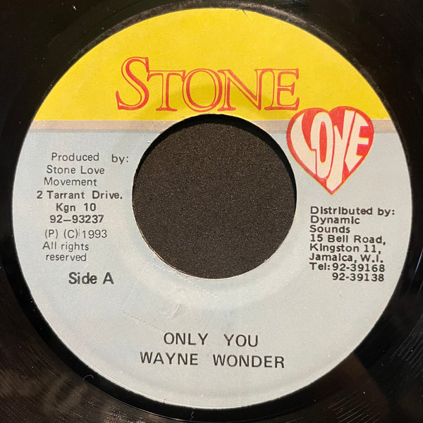 WAYNE WONDER [Only You / Version]