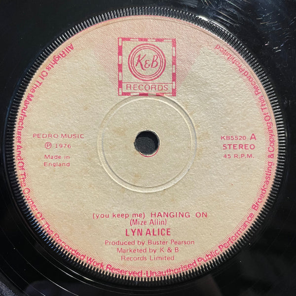 LYNN ALICE [(You Keep Me) Hanging On]