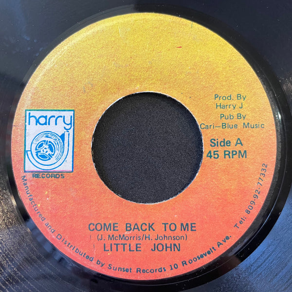 LITTLE JOHN [Come Back To Me]