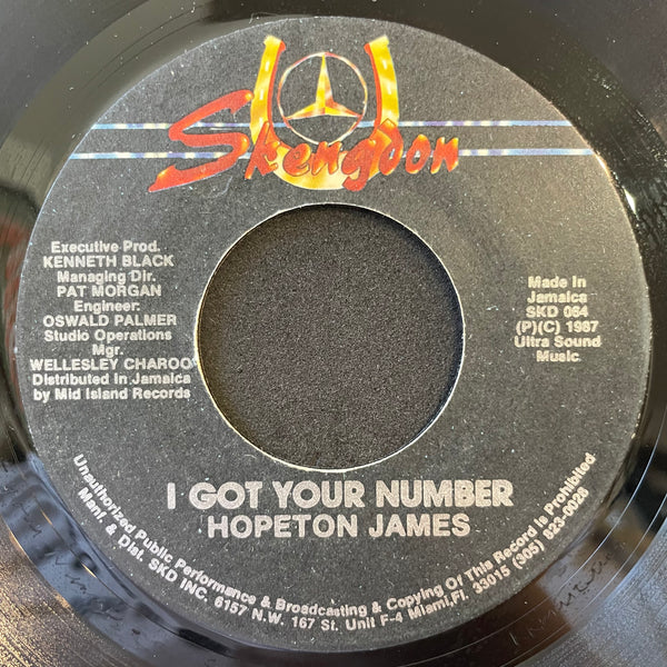HOPETON JAMES [I Got Your Number]