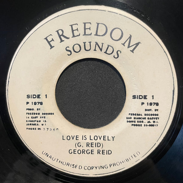 GEORGE REID [Love Is Lovely]