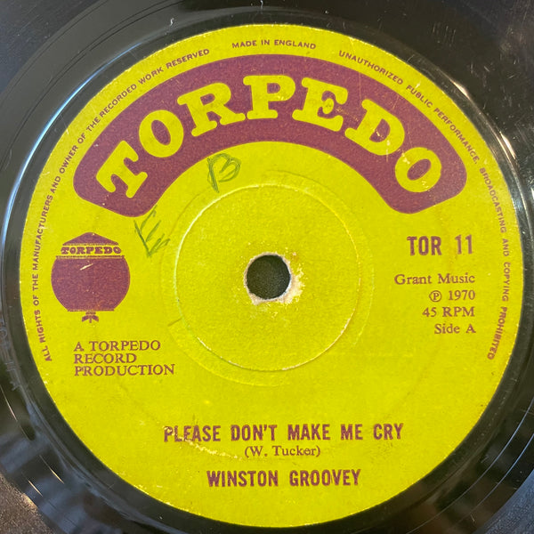 WINSTON GROOVY [Please Don't Make Me Cry / Motion On The Ocean]