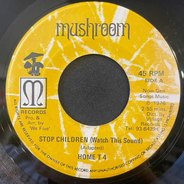 HOME T 4 [Stop Children (Watch This Sound)]