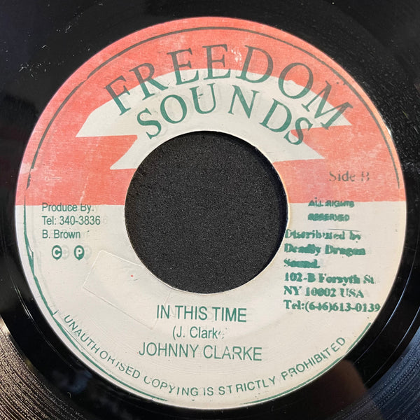 JOHNNY CLARKE / PAMPIDOO [In This Time / Hair Style]