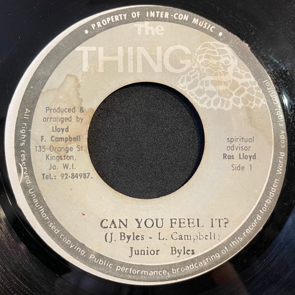 JUNIOR BYLES [Can You Feel It]