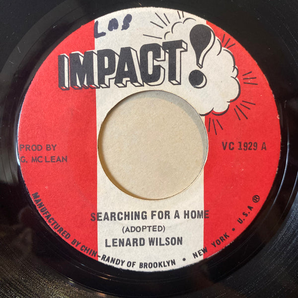 LENARD WILSON [Searching For A Home]