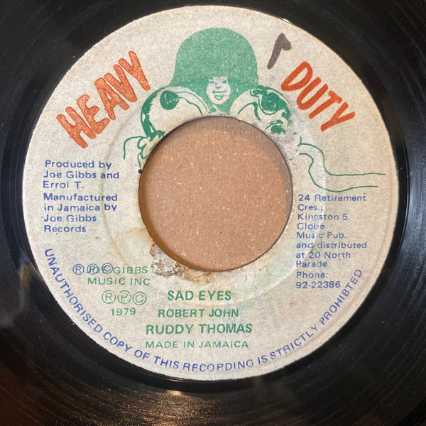 RUDDY THOMAS [Sad Eyes]