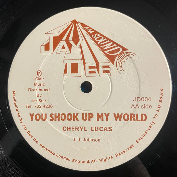 CHERYL LUCAS [My Tears / You Shook Up My World]