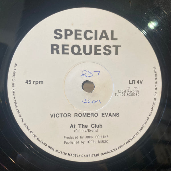 VICTOR ROMERO EVANS / THE DETONATORS [At The Club / Lift Off]