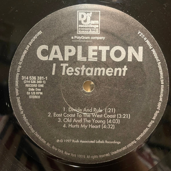 CAPLETON [I Testament]
