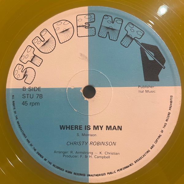 CHRISTY ROBINSON [What A Day / Where Is My Man]