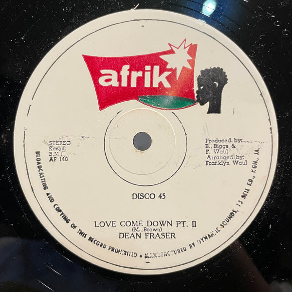 BARRY BIGGS / DEAN FRAZER [Love Come Down / Part 2]