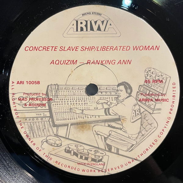 AQUIZIM / AQUIZIM, RANKING ANN [True True Loving / Concrete Slave Ship - Liberated Woman]