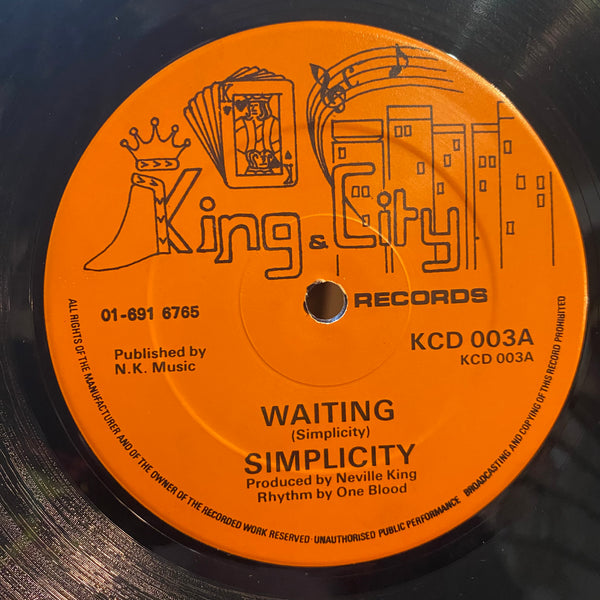 SIMPLICITY [Waiting / Black Dub]