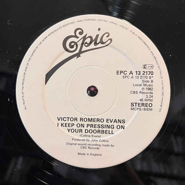 VICTOR ROMERO EVANS [Miss Attractive / I Keep On Pressing On Your Doorbell]