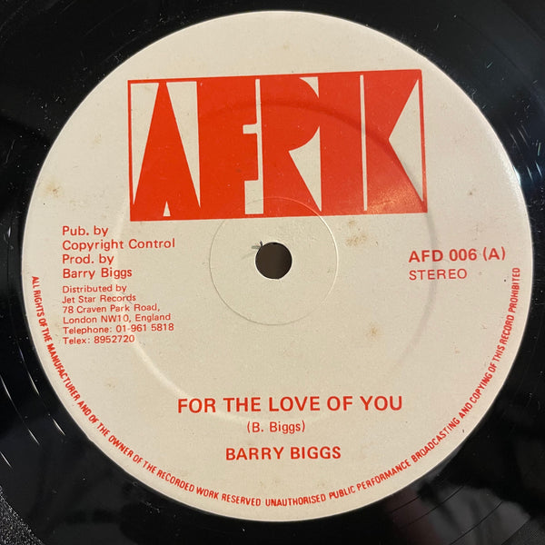 BARRY BIGGS [For The Love Of You]