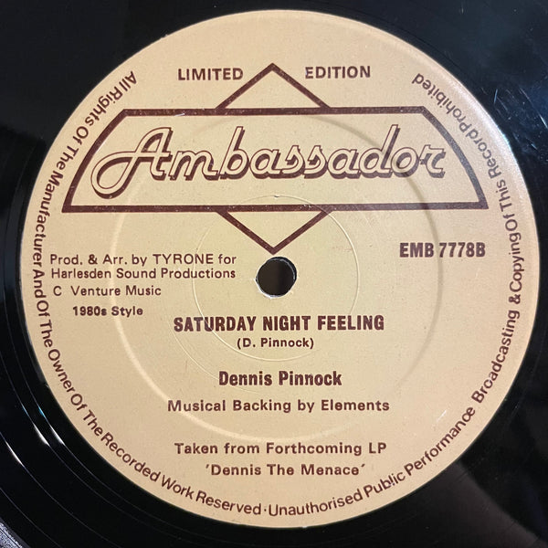 DENNIS PINNOCK [The Feeling / Saturday Night Feeling]