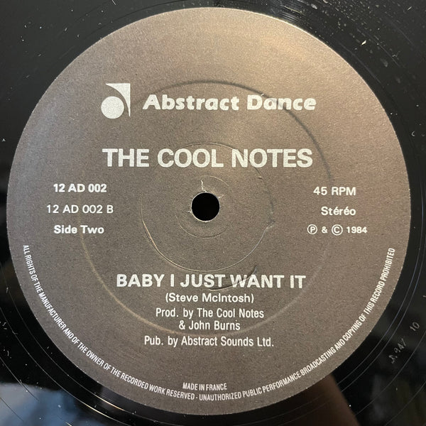 THE COOL NOTES [I Forget / Baby I Just Want It]
