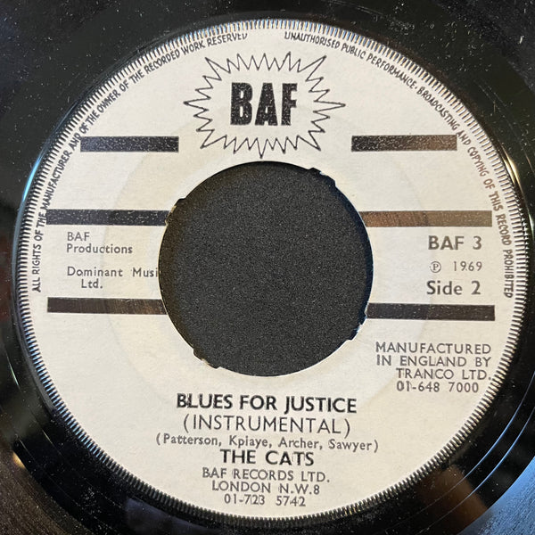 THE CATS [The Hog ( Vocal) / Blues For Justice]