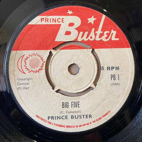PRINCE BUSTER [Big Five / Musical College ]