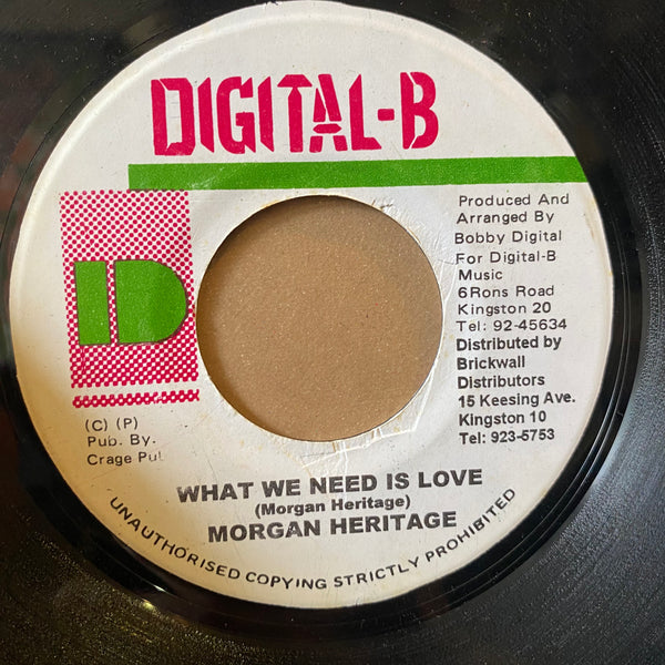 MORGAN HERITAGE [What We Need Is Love]