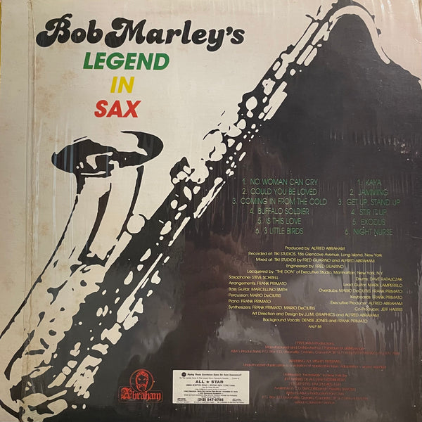 STEVE SCHRELL [Bob Marley's Legend In Sax]
