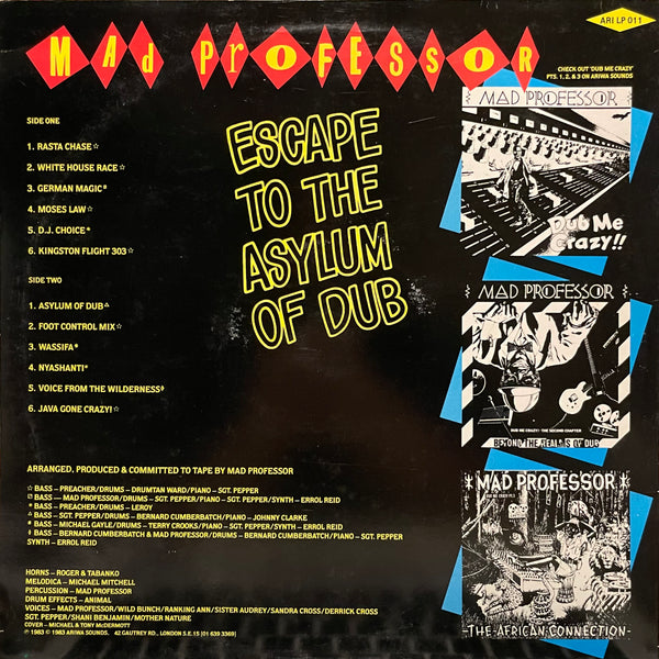 MAD PROFESSOR [Dub Me Crazy Pt4 Escape To The Asylum Of Dub]