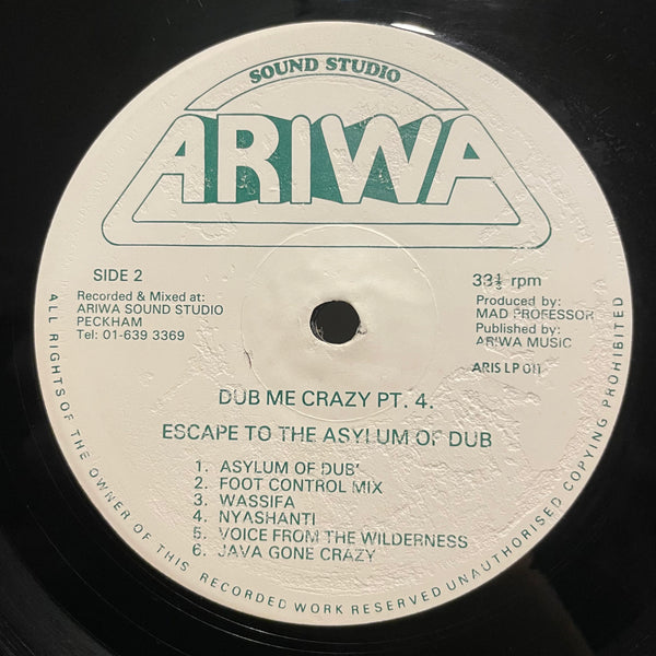 MAD PROFESSOR [Dub Me Crazy Pt4 Escape To The Asylum Of Dub]