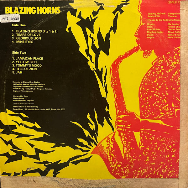TOMMY MCCOOK & BOBBY ELLIS [Blazing Horns]
