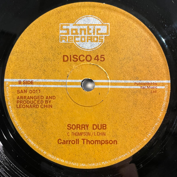 CARROLL THOMPSON [I'm So Sorry]