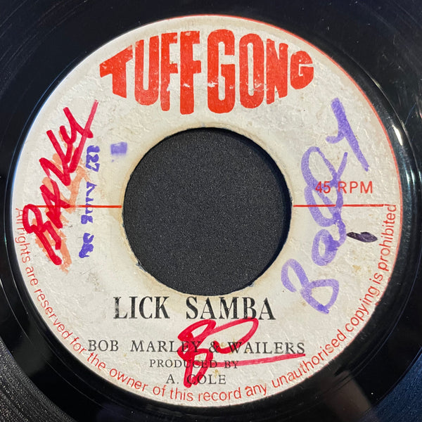 BOB MARLEY & THE WAILERS [Lick Samba]