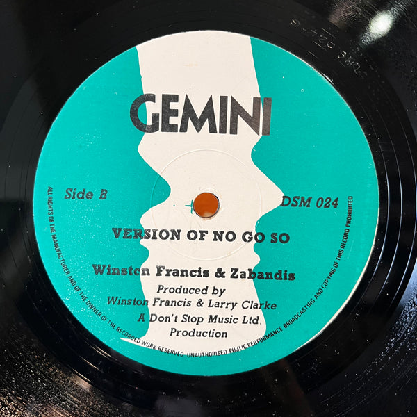 WINSTON FRANCIS & ZABANDIS [Sweet Love/ Version Of No Go So]