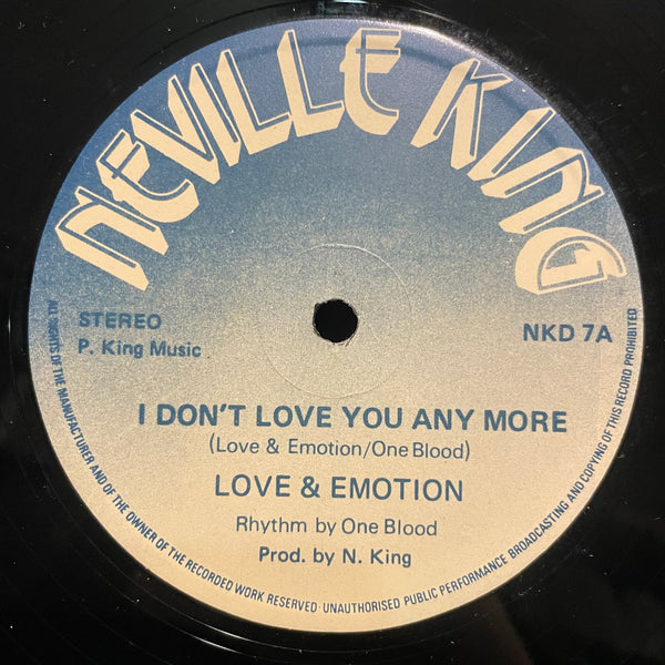 LOVE & EMOTION [I Don't Love You Anymore / My Man Wants Me]
