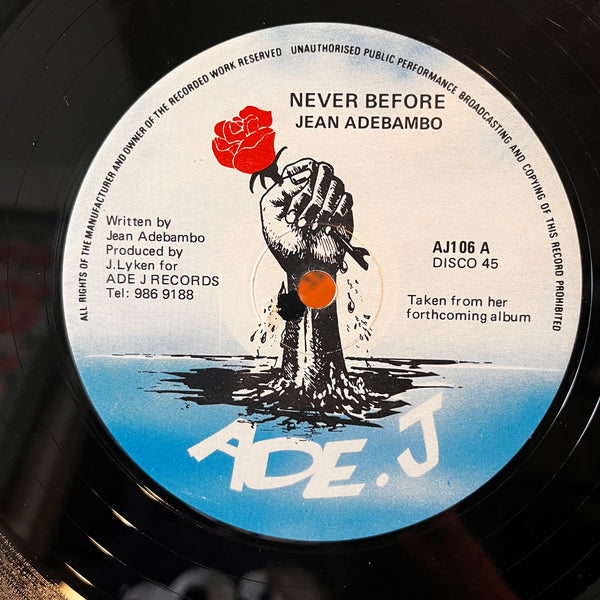 JEAN ADEBAMBO [This Will Be / Never Before]