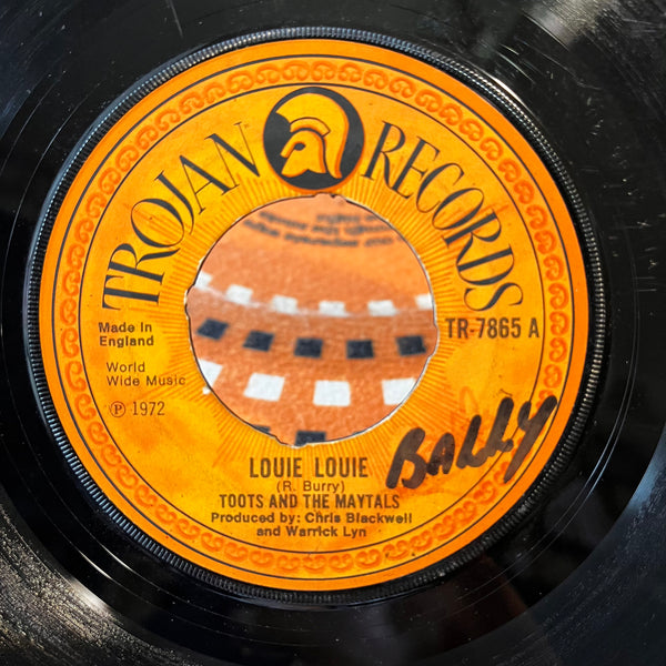 TOOTS & THE MAYTALS [Pressure Drop 72 / Louie Louie ]